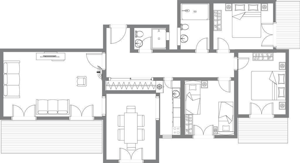 Apartment Vrutak Kotor Eksteriør billede