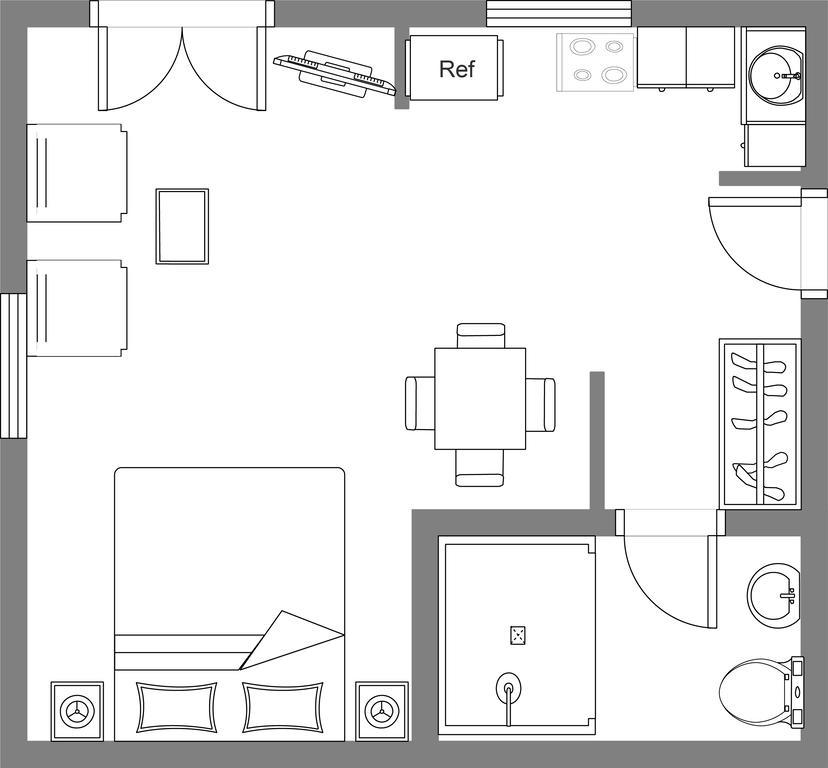 Apartment Vrutak Kotor Eksteriør billede